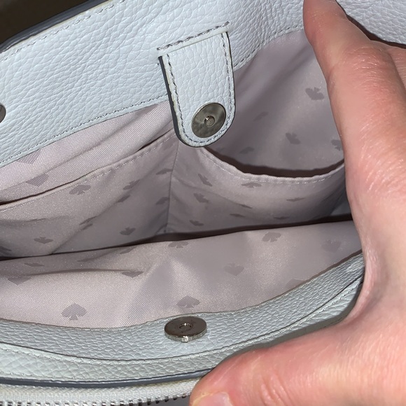 White/grey Kate Spade bag - Picture 5 of 8